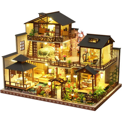 Miniature Wizardi Roombox Kit - Ensemble de maison de poupée japonaise
