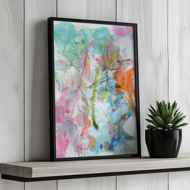 Still Here by Allison Ford Art Print, 30" H x 20" W, Single Picture Framed Print without Mat, Gold