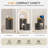Morico Flip-Top Vanity Set with LED Mirror-54536244
