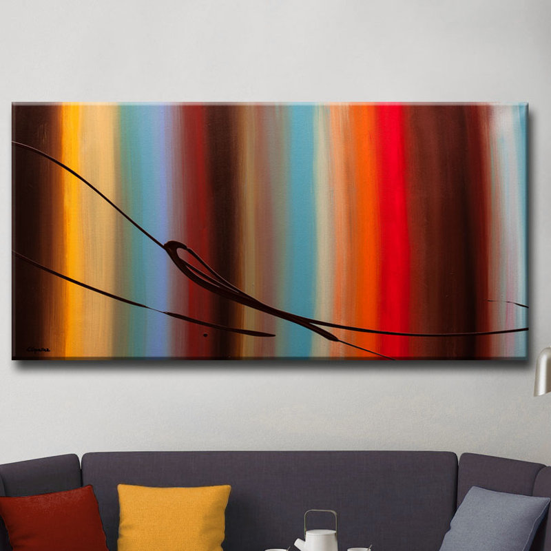 « passages-of-time », impression sur toile tendue, H 30 po x l 60 po x P 1,5 po