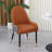 Jentree Faux Leather Solid Back Dining Chairs-1980264480