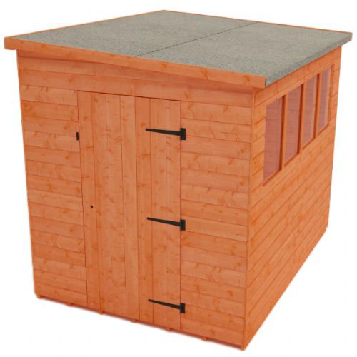 10x8w Tiger Shiplap Lean To Pent Shed