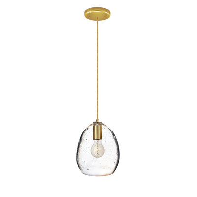 Luminaire suspendu à 1 lumière en forme de goutte