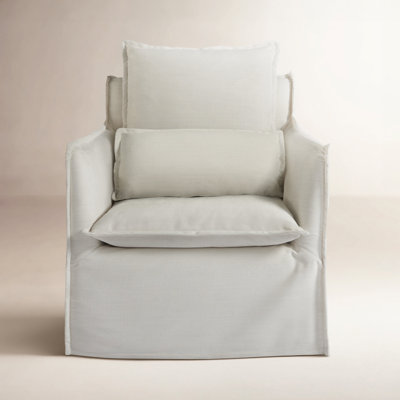 Upholstered Swivel Armchair