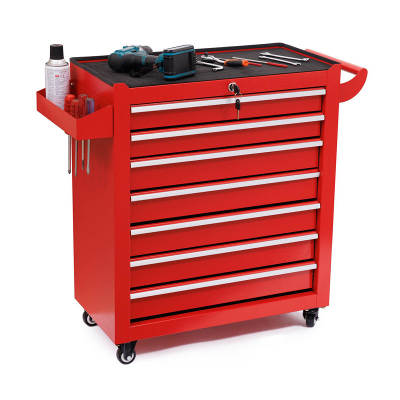 Armoire à outils à 5 tiroirs, Red