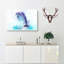 Jumping Dolphin In Abstract - Wrapped Canvas-55361756