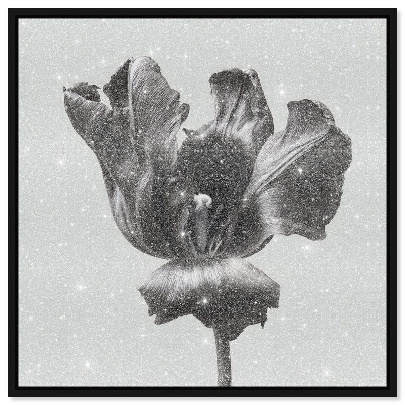 Tidal Wilt II Print by Oliver Gal, 17"H x 17"W, Black Floater Frame