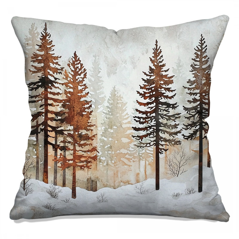 Coussins décoratifs Snowy, 14 X 14 pouces
