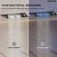 Thermostatic LED Rainfall Shower System, Ceiling Mounted Waterfall Showerhead with Handheld Spray-82331473
