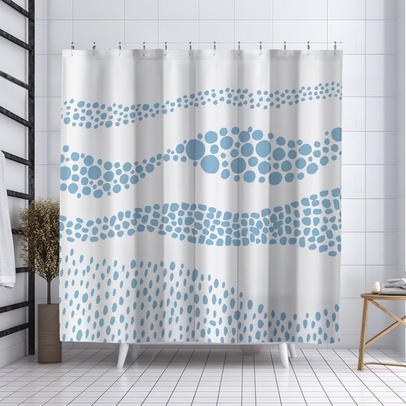 Coco Shower Curtain, Blue