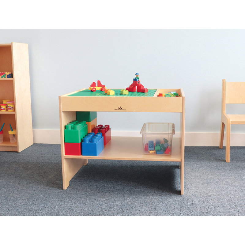 Table d'activité rectangulaire 27,75 po x 2,75 po Construction