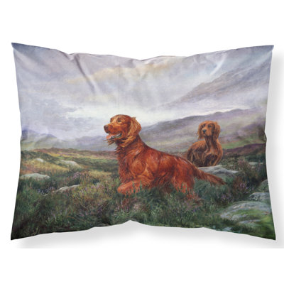 Irish Setter Microfiber Pillowcase