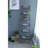 Farmhouse Foldable Reed Galvanized And Wood Ladder Planter 14.2" X 7.5" X 70.9"