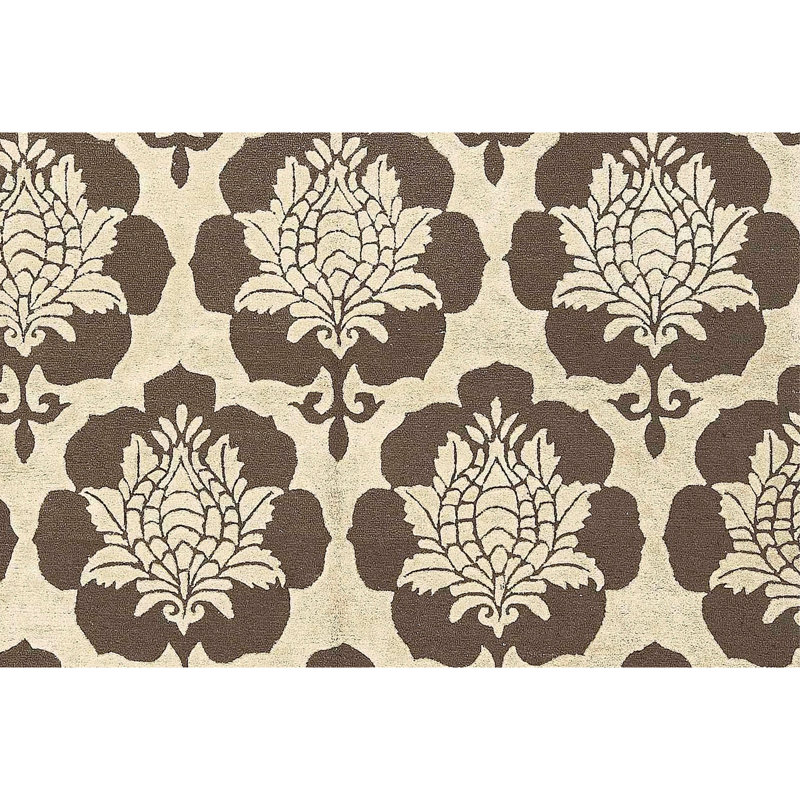 Wool Floral Area Rug
