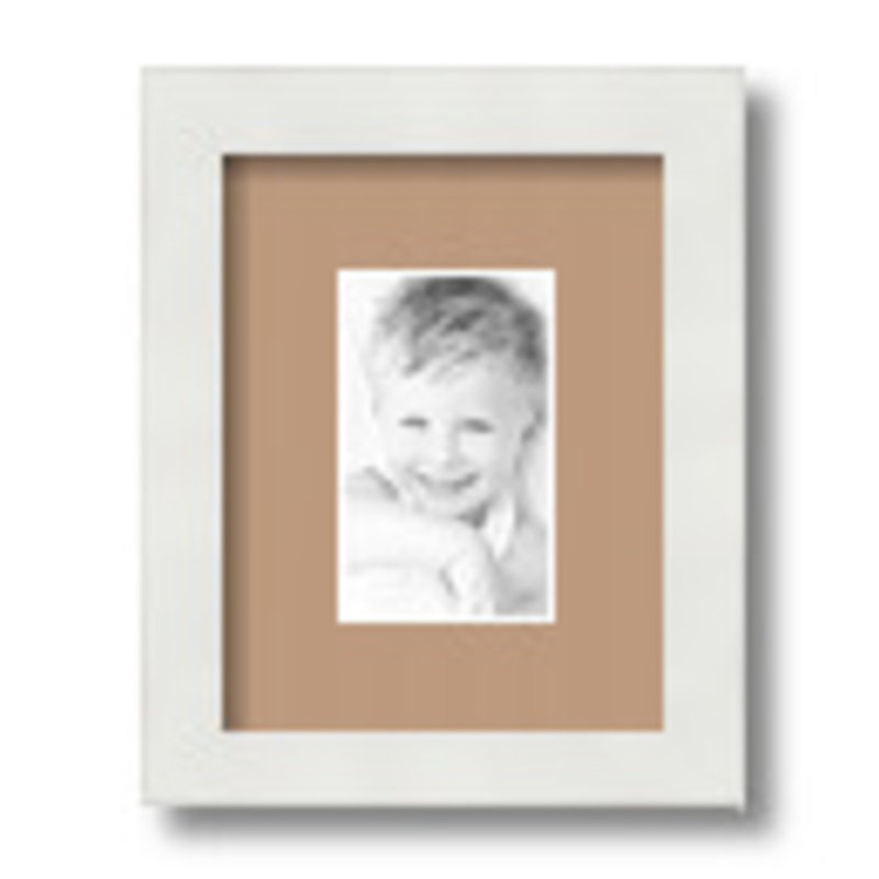Matte Picture Frame with Mat, Desert Sand