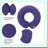 OrthoRing Inflatable Seat Cushion - Donut Pillow for Hemorrhoid Treatment, Bed Sores, Pregnancy, Tailbone Pain. Orthopedic Ring Pillows with Pump for Office Chair, Elderly Support.