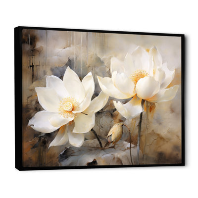 Lotus Exquiste Country Charm - impression sur toile Lotus