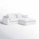Daylen 3 - Piece Modular Upholstered Reversible Chaise Sectional