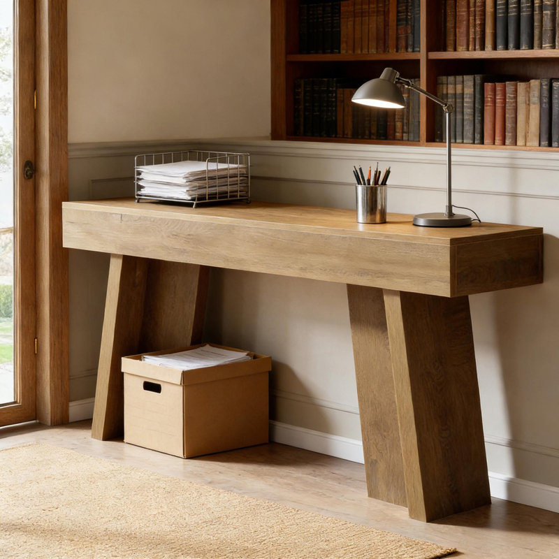 Country-Style Entryway Table, Console Table, Foyer Table