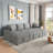 Convertible Sectional Sofa With A Movable Storage Ottoman-762787332