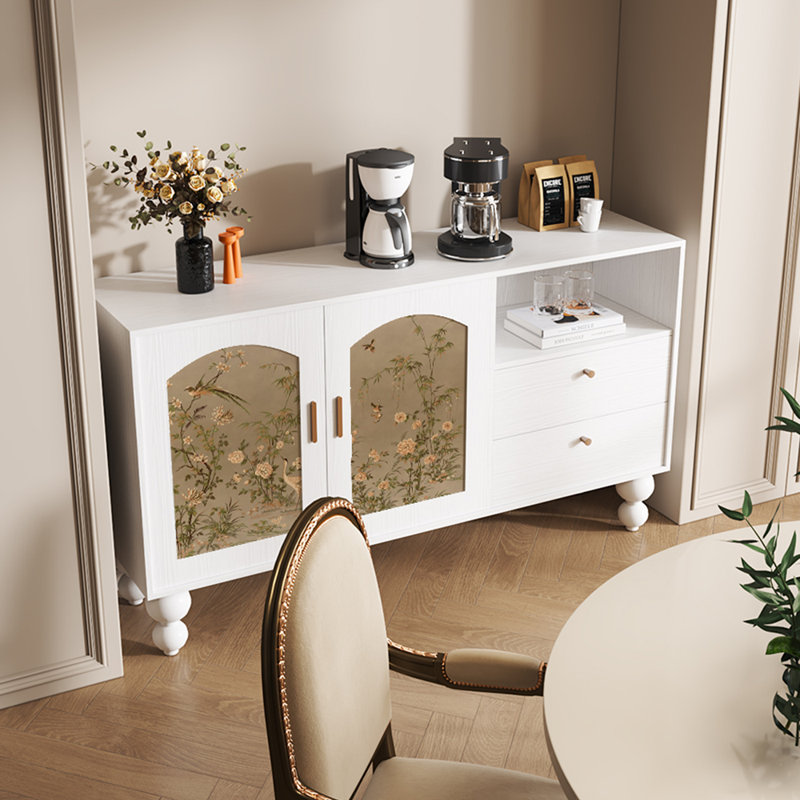 Buffet luxueux rétro de style français, Blanc