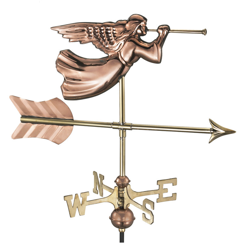 Girouette Angel, Poteau de jardin