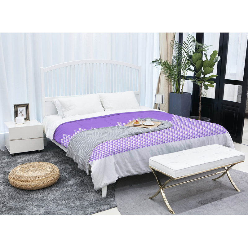 Édredon simple réversible Katelyn Elizabeth Mountain, Édredon simple TG, Mauve