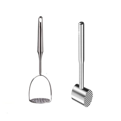 Kitchen Utensils, Stainless Steel Meat Tenderizer And Potato Masher -  APARTMENTS, APARTMENTSed0c777