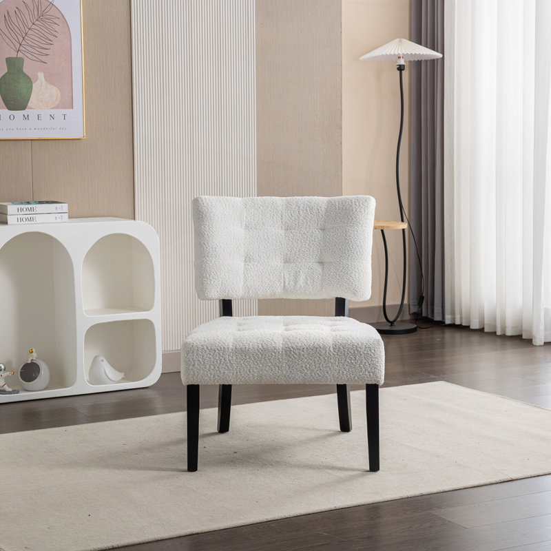 Fauteuil d'appoint capitonné avec sièges surdimensionnés Boucle