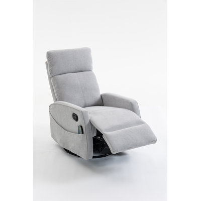 Short Plush Manual Button Armchair Sofa