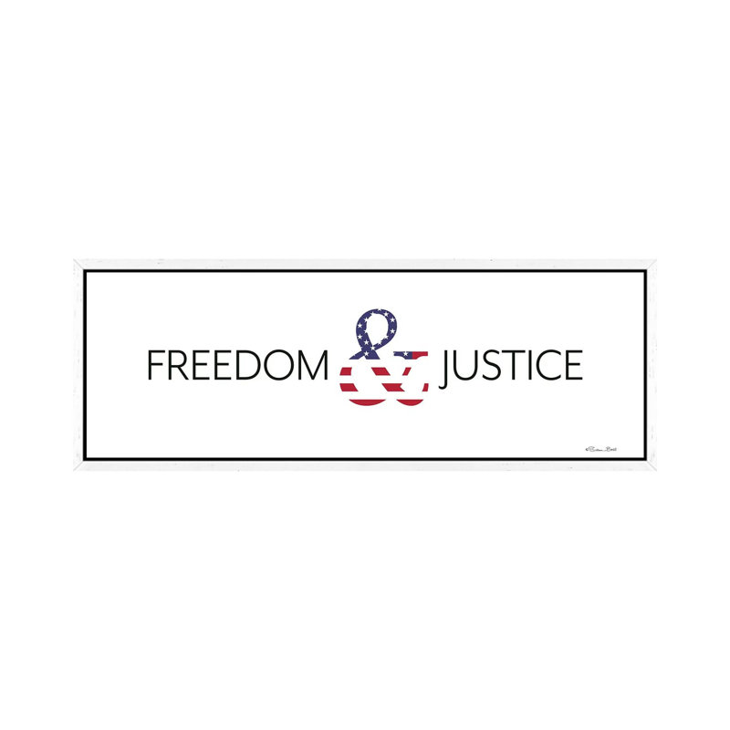 Freedom & Justice by Susan Ball - Panoramic Gallery-Wrapped Canvas Giclée on Canvas, 30.48cm H x 91.44cm W