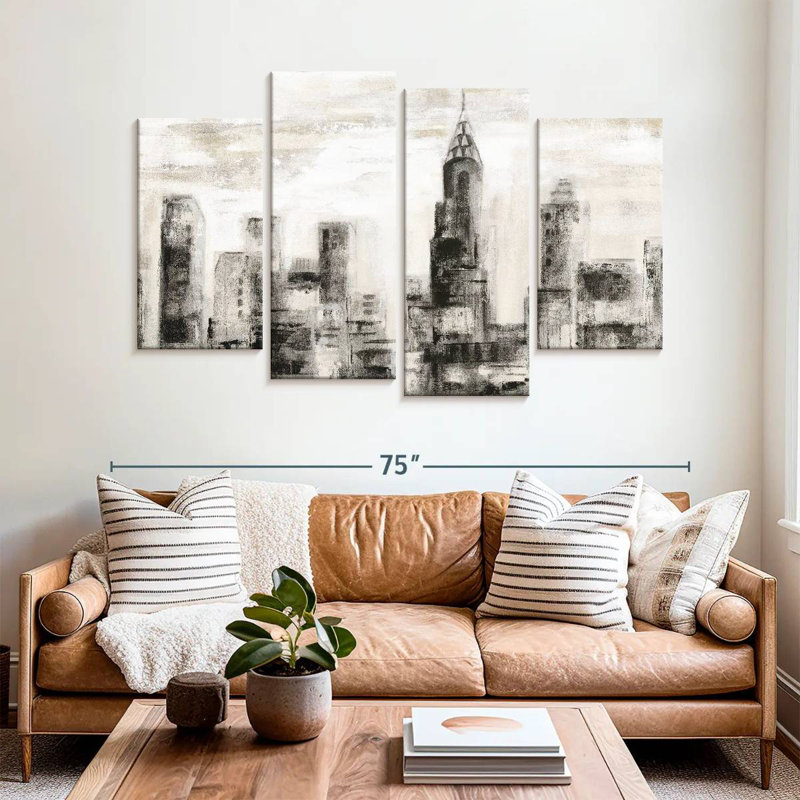 Manhattan Skyline BW