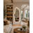 65" x 25" LED Full Length Wall Mirror, Irregular Organic Shape Tempered Glass Dressing Mirror with Adjustable Lighting, Modern Decorative Mirror for Bedroom Closet Entryway