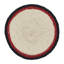 Trivet de Jute Ole Santa en jute de 8 pouces de diamètre