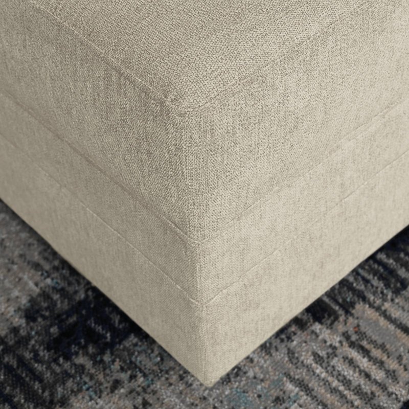 Brentwood Upholstered U-Shaped Sectional Reversible, Cream