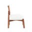 De 2 chaises d'appoint beiges avec structure en bois tissé pour les espaces intérieurs 2 chaise longue élégante et salon