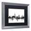 « venice italie horizon b&w », reproduction d’impression sur toile encadrée-17766654-69374633-69374636