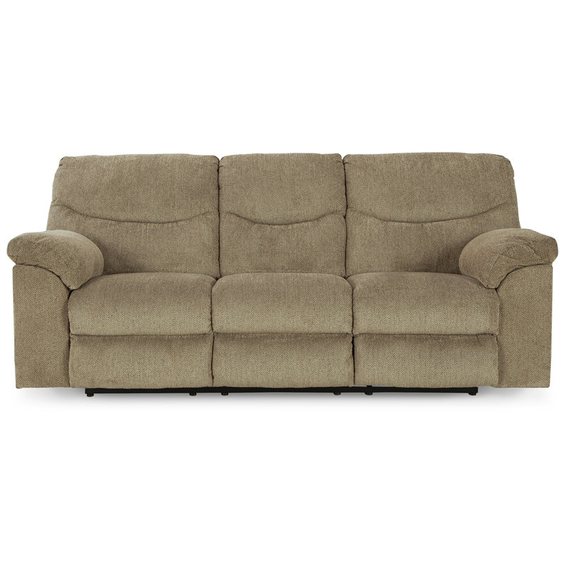 Canapé inclinable, causeuse et fauteuil inclinable Alfons, Brun