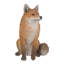 Figurine de renard assis-120612156