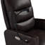 Fauteuil inclinable électrique 30,7 po en similicuir-1065669858