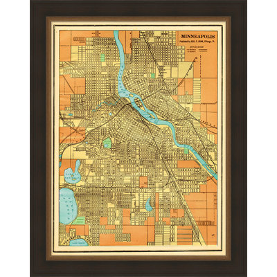 Custom Map Of Minneappolis Print