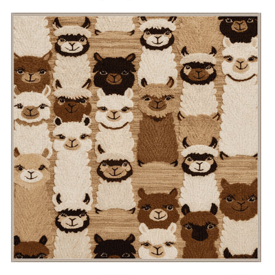  Tapis lavable en alpaga