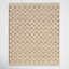 Tali Checkered Handmade Flatweave Area Rug in Brown/Beige-796729438