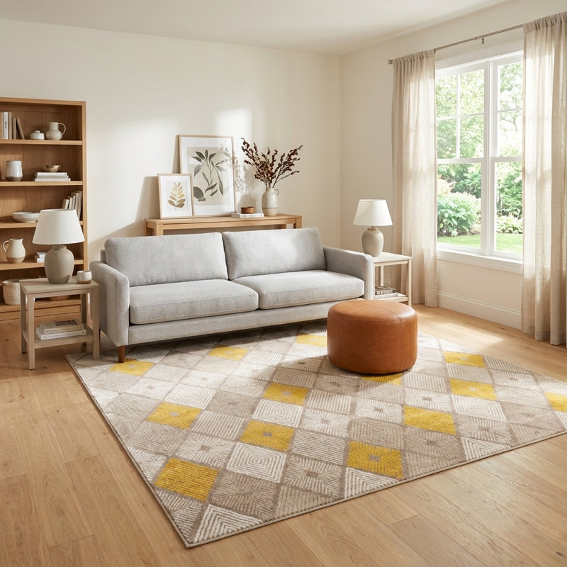 Tapis Konya Botkins, Carré 7 pi 10 po