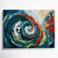 Art sportif sur toile bleue-1460616839