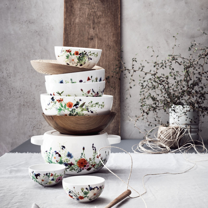 Brillance Grand Air Bone China Salad Bowl