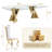 8 - Person Glass Top Double Pedestal Dining Set-1521258302-1521258301