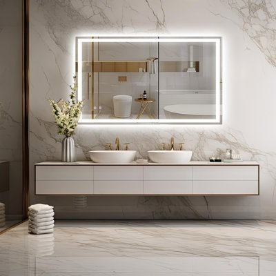 Rectangle Wall Makeup / Shaving Mirror