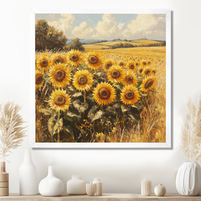 Tournesols de campagne de Donaugh dans les prairies II