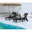 Premium 3-Piece Oversized Chaise Lounge Set with Side Table, All-Weather, 5 Positions, Wheels & Cup Holder-1795010181